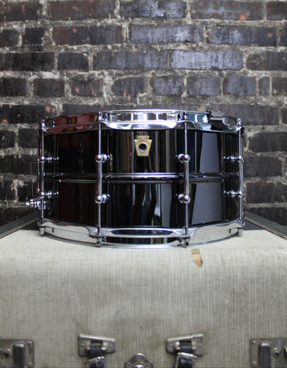 Ludwig Black Beauty 6.5 x 14-inch Brass Snare Drum with Tube Lugs - Black Nickel (DEMO)