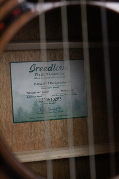 Breedlove Pursuit EX S Concert Nylon CE (USED)