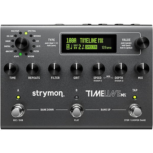 Strymon TimeLine MX Multi-delay Workstation Pedal