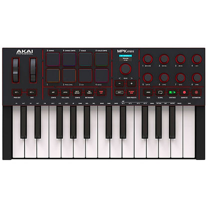 Akai Professional MPK Mini IV MIDI Keyboard Controller - Black