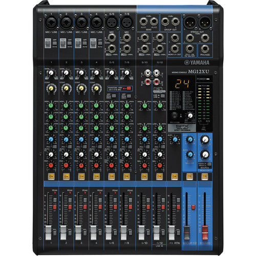 Yamaha MG12XU 12-channel Mixer with USB and Effects (NEW)