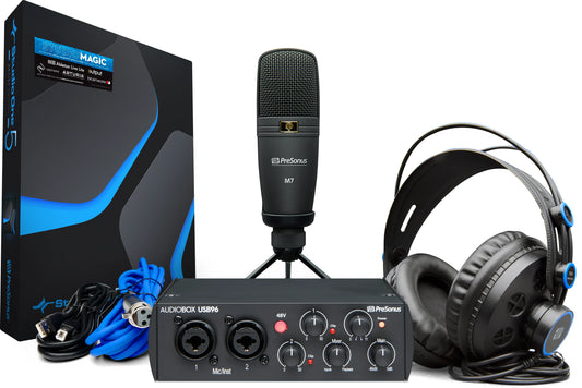 PreSonus AudioBox USB 96 Studio Bundle - 25th Anniversary Edition