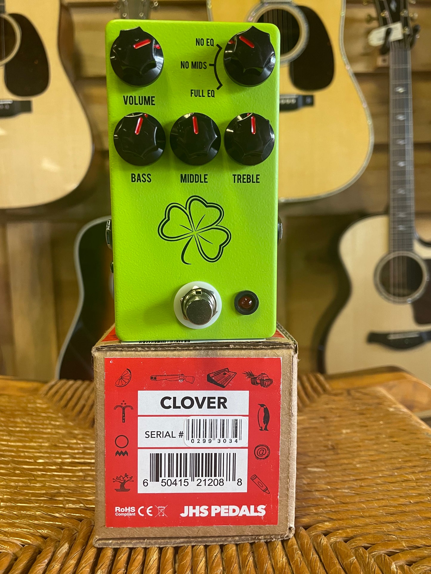 JHS The Clover Preamp Pedal (NEW)