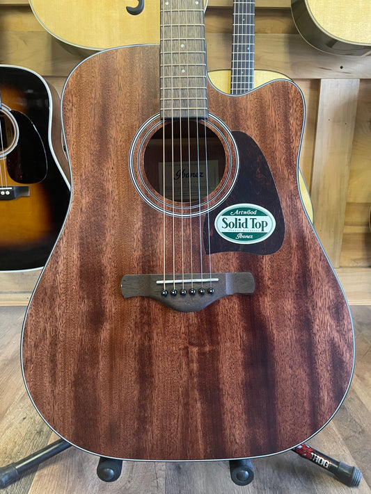 Ibanez AW54CE Acoustic-electric Guitar - Open Pore Natural (NEW)