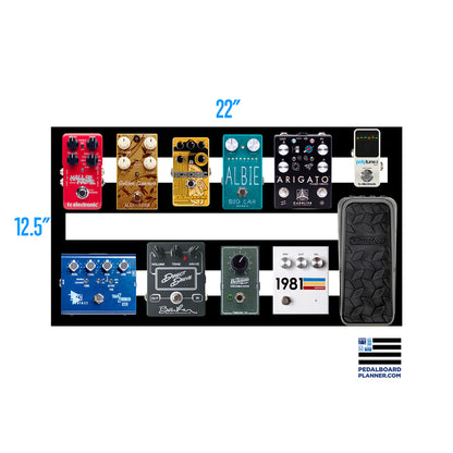 pedal planner Pedaltrain Classic 1 SC 22"x12.5" Pedalboard with Soft Case (NEW) – Allen Music Shop
