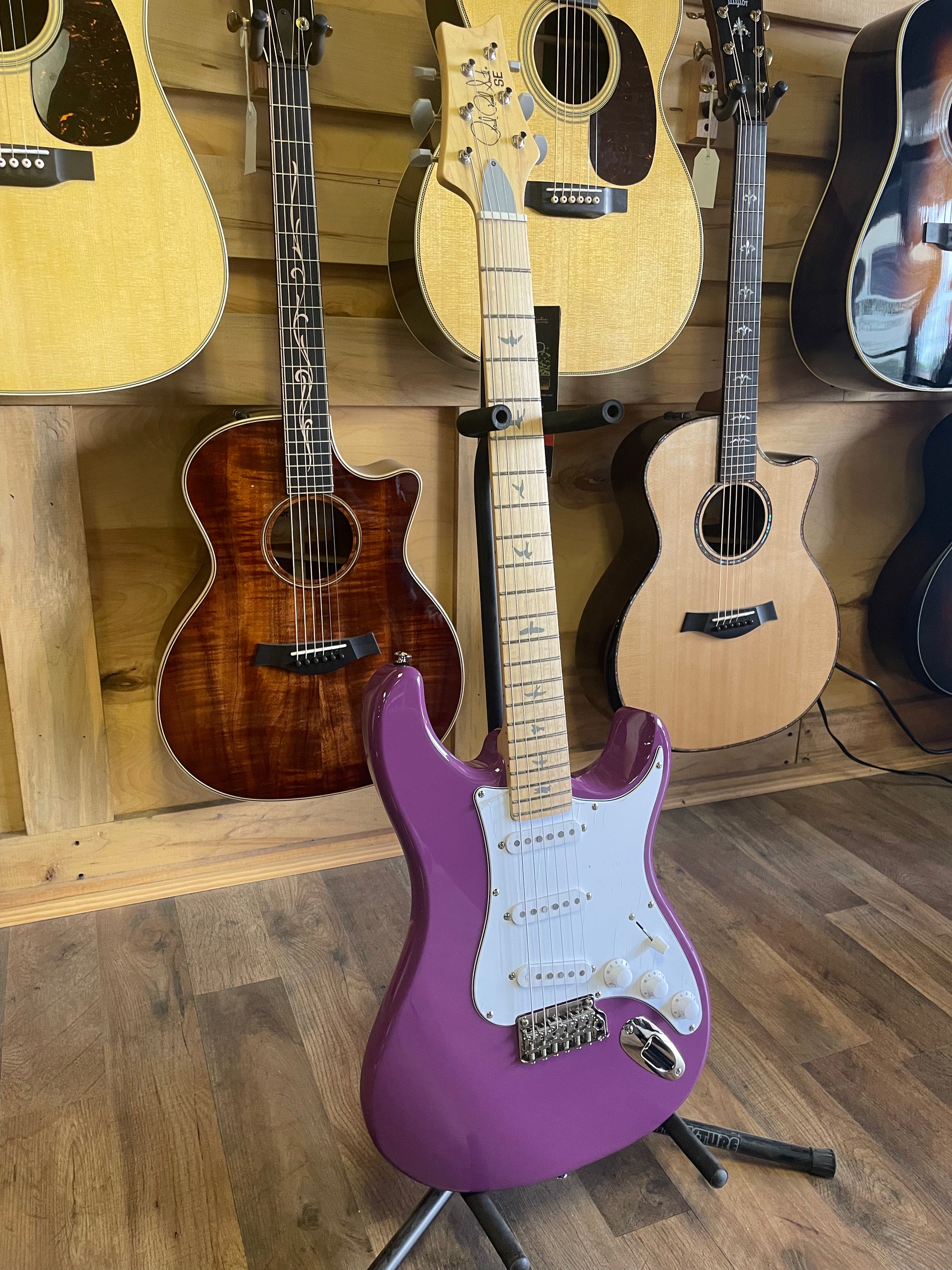PRS SE Silver Sky Summit Purple メイプル指板 PRS SE Silver Sky Electric Guitar - Summit Purple with Maple