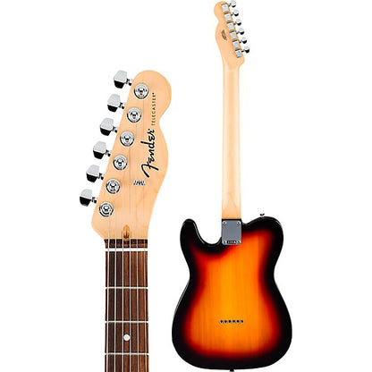 FENDER 0266040500 Standard Telecaster Electric Guitar - 3-color Sunburst Solidbody Electric Guitar with Poplar Body, Maple Neck, Laurel Fingerboard, and 2 Single-coil Pickups