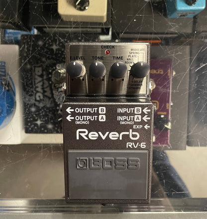 Boss RV-6 Digital Reverb Pedal (NEW)