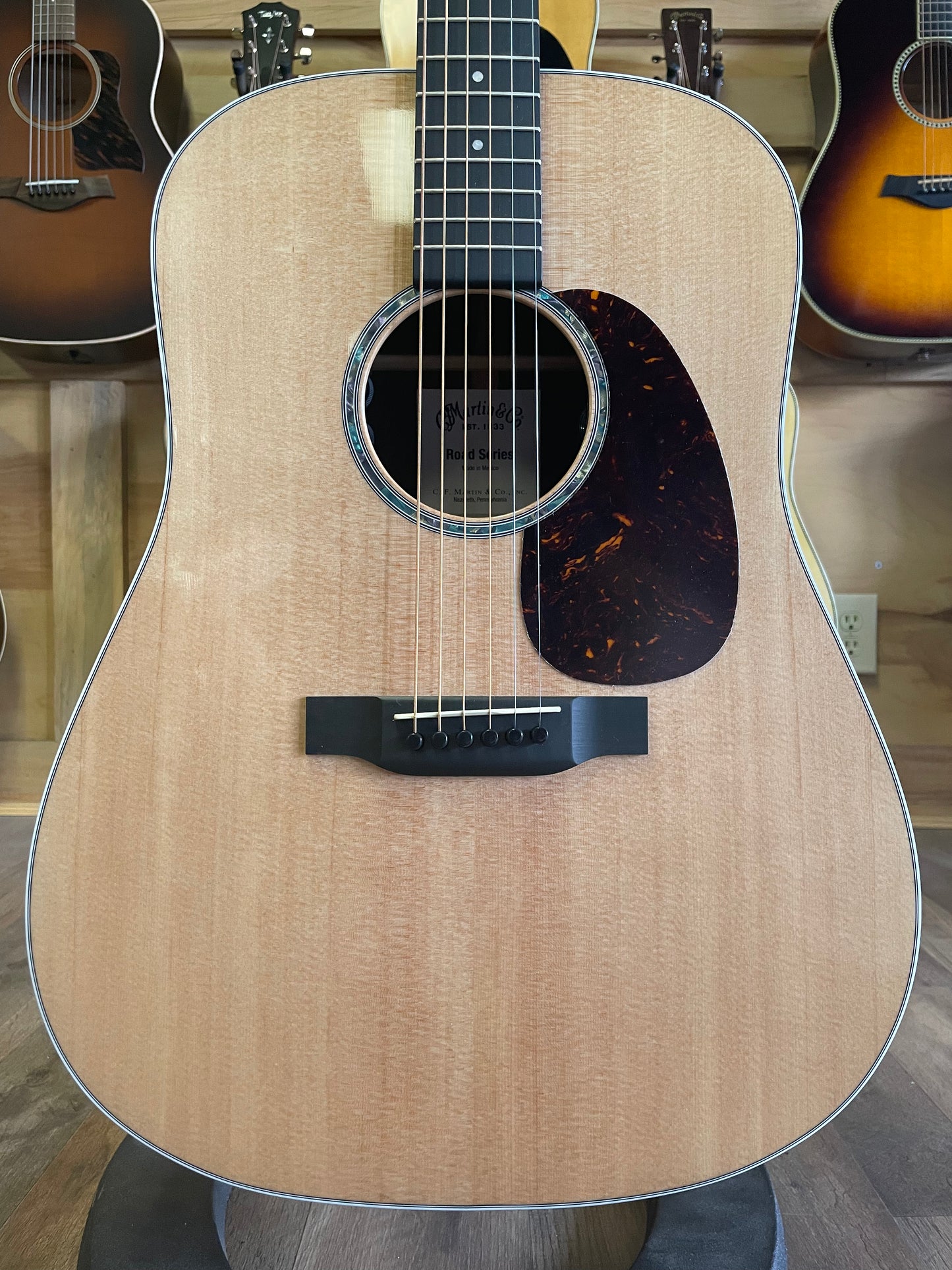 Martin D-13E Ziricote Acoustic-electric Guitar-Natural (NEW)