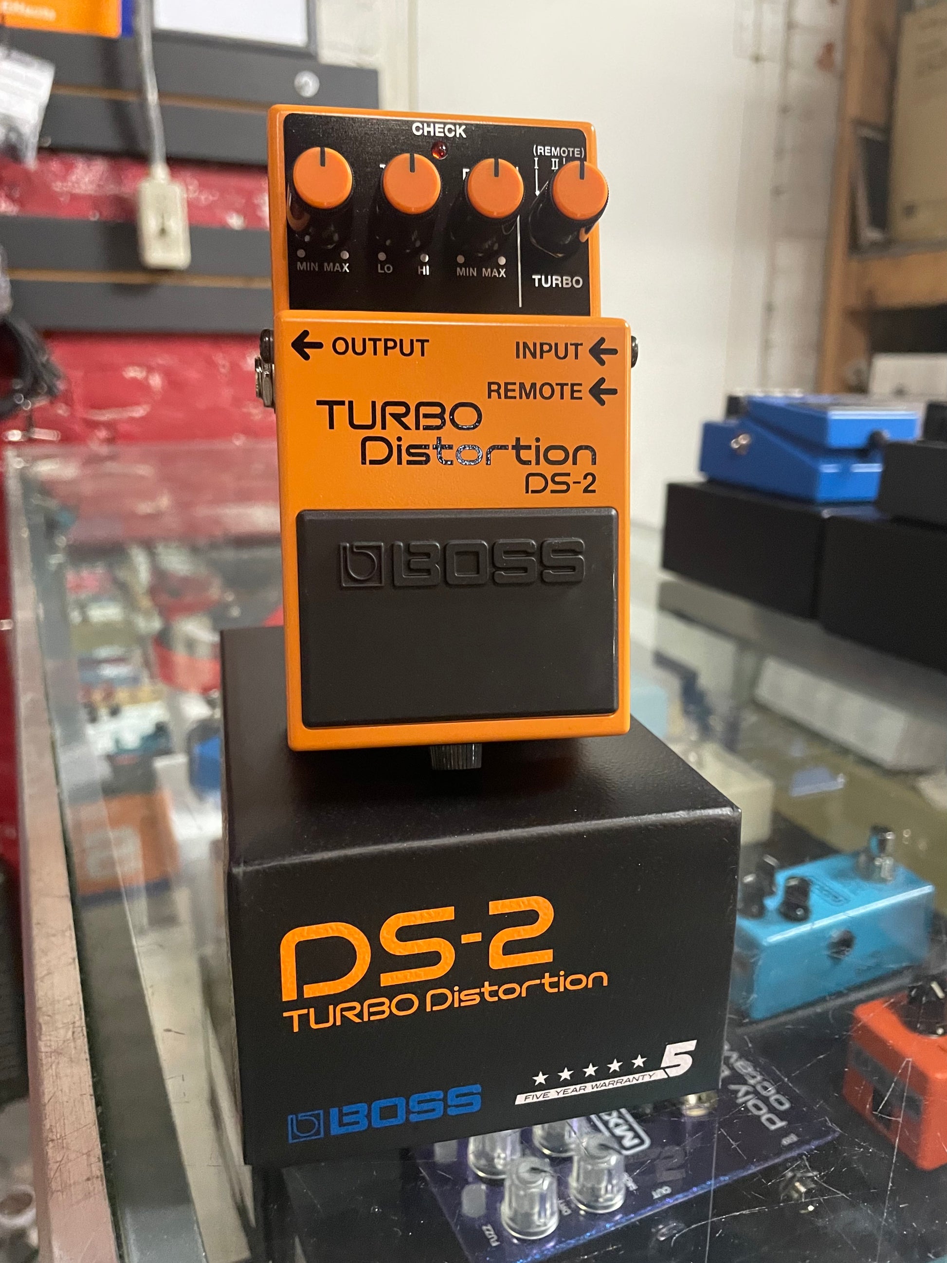 Boss DS 2 Turbo Distortion Pedal NEW Allen Music Shop