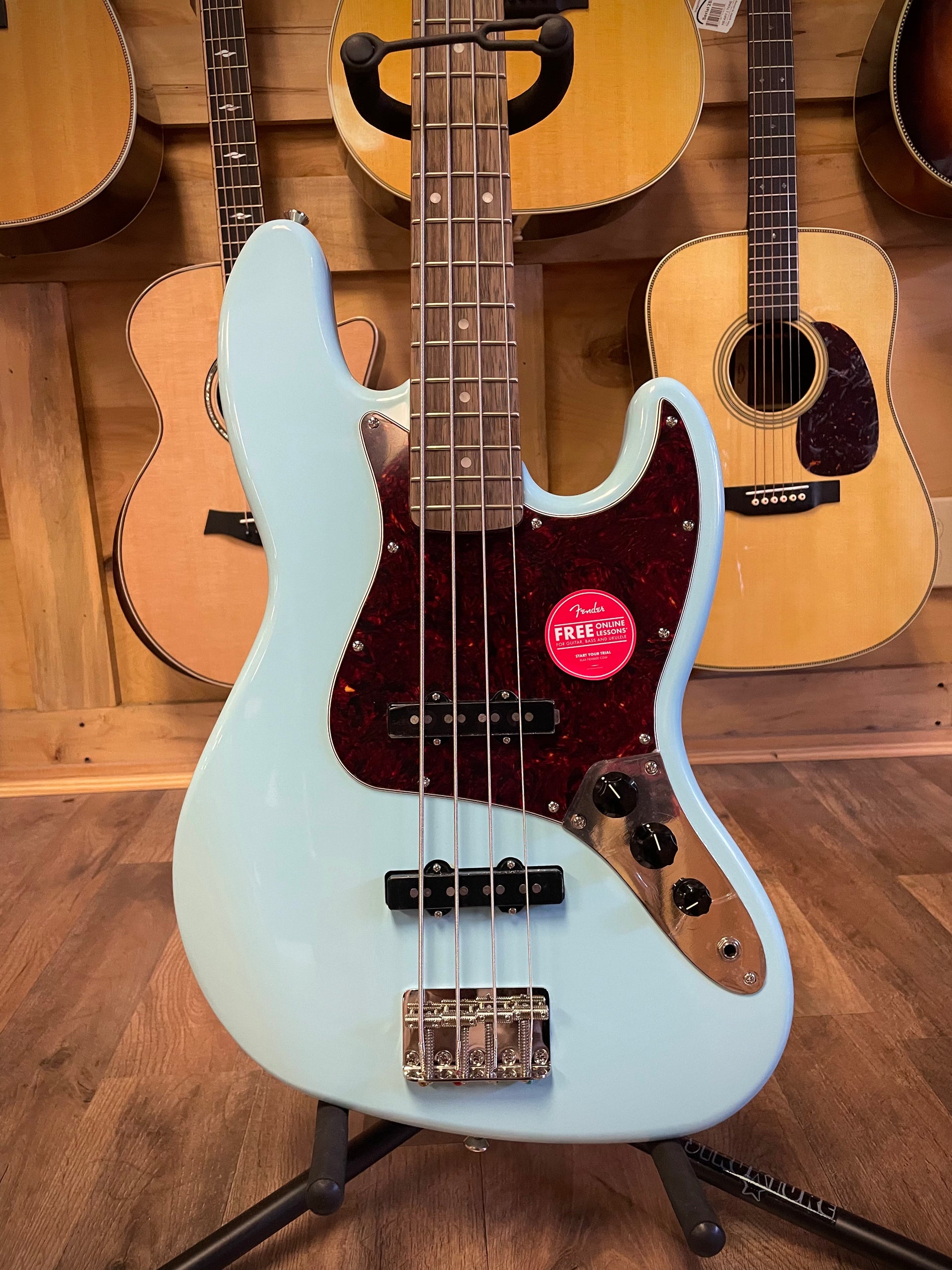 Squier Classic Vibe '60s Jazz Bass - Daphne Blue – Allen Music Shop