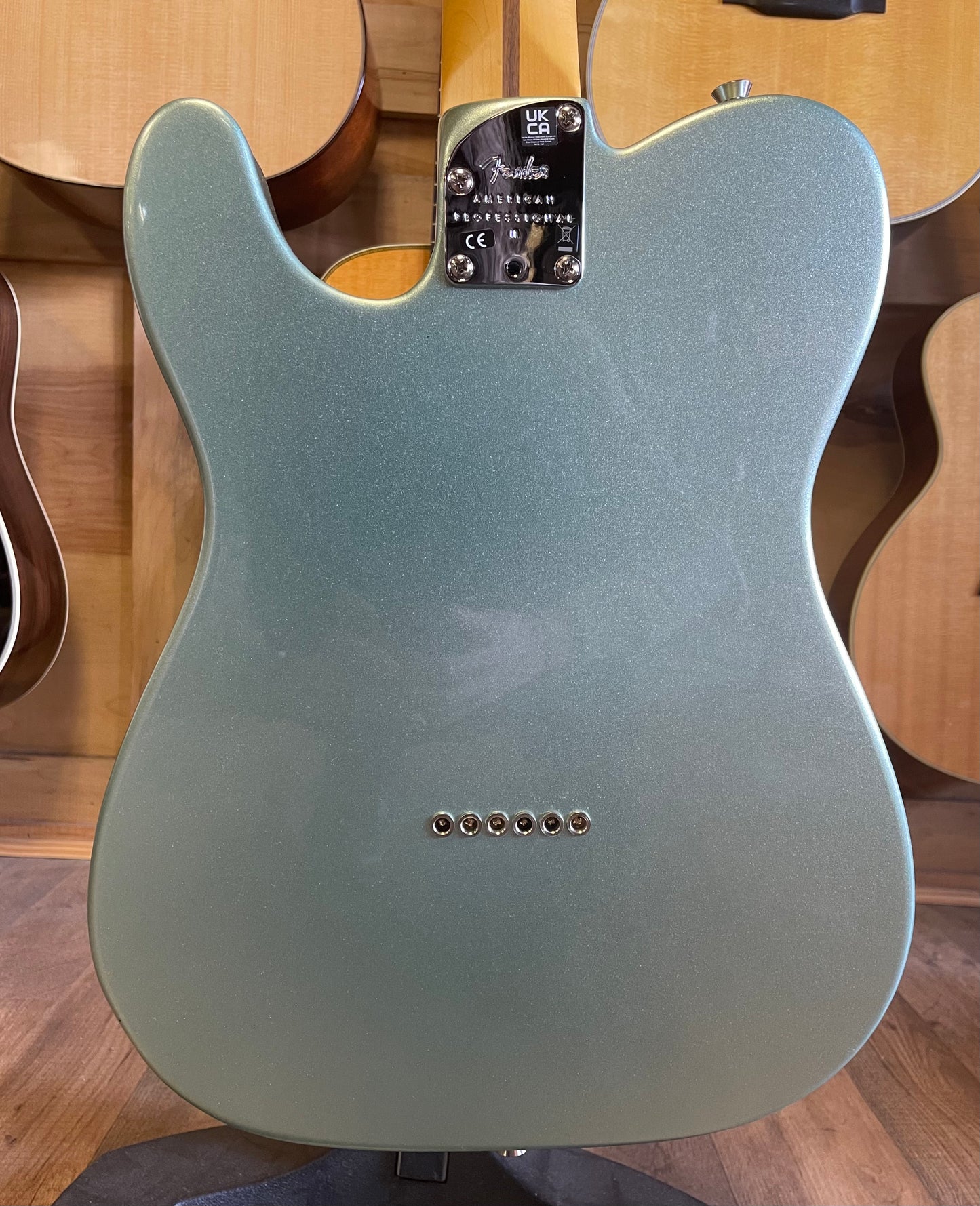 Fender American Professional II Telecaster - Mystic Surf Green with Rosewood Fingerboard (NEW)
