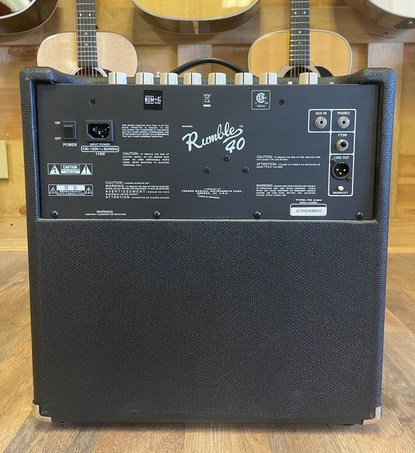 Fender Rumble 40 1x10" 40-watt Bass Combo Amp