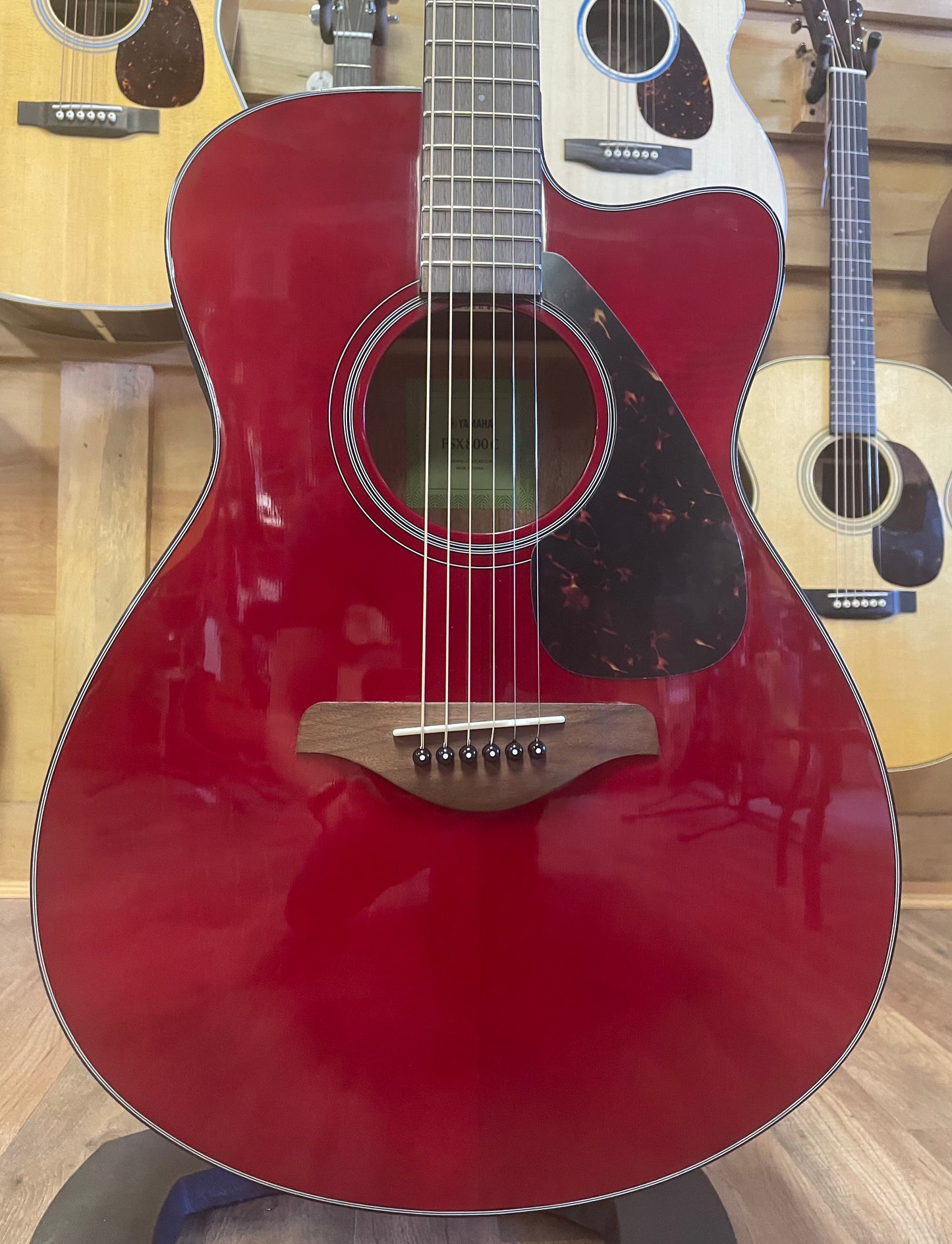 Yamaha FSX800C Small Body Acoustic Electric - Ruby Red (NEW)