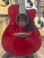 Yamaha FSX800C Small Body Acoustic Electric - Ruby Red (NEW)