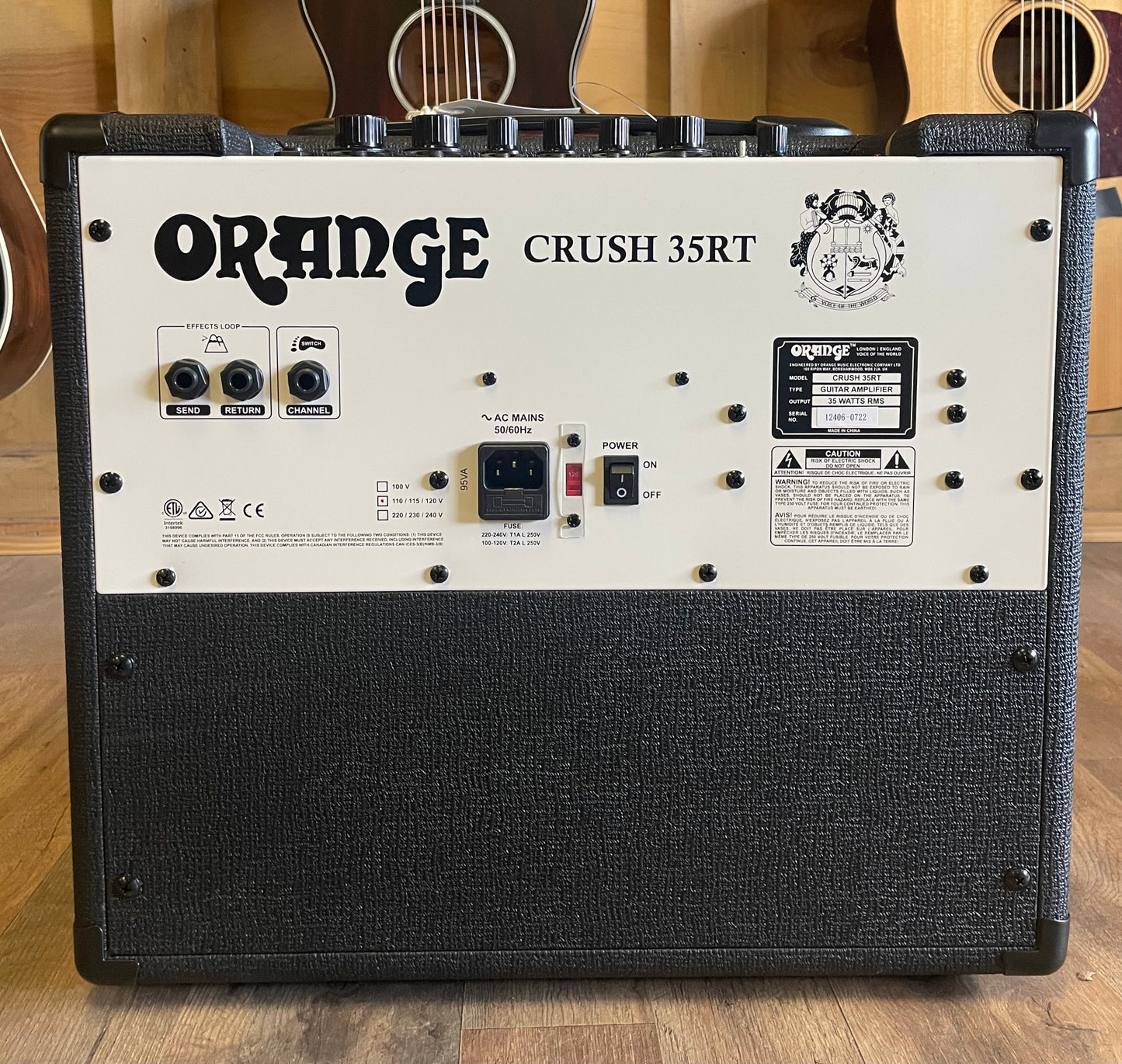 Orange Crush 35RT 1x10" 35-watt Combo Amp - Black (NEW)