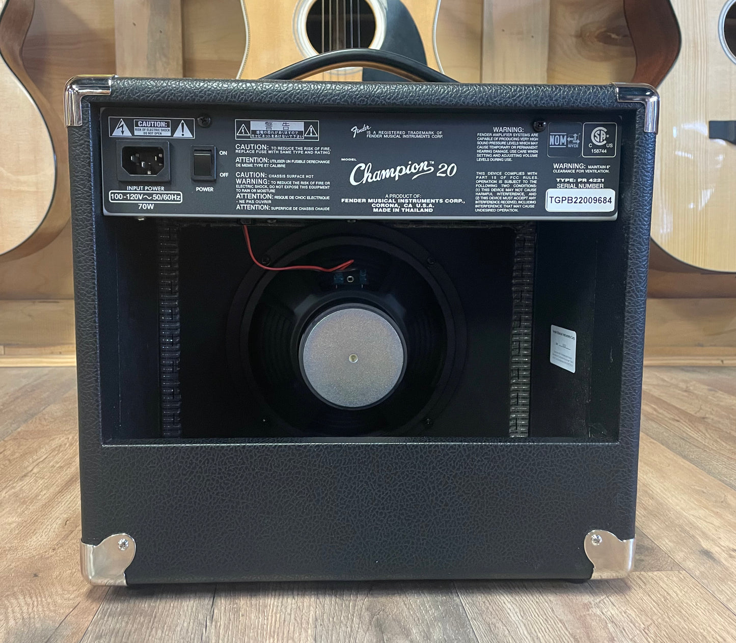 Fender Champion 20 1x8 inch 20-watt Combo Amp (NEW)