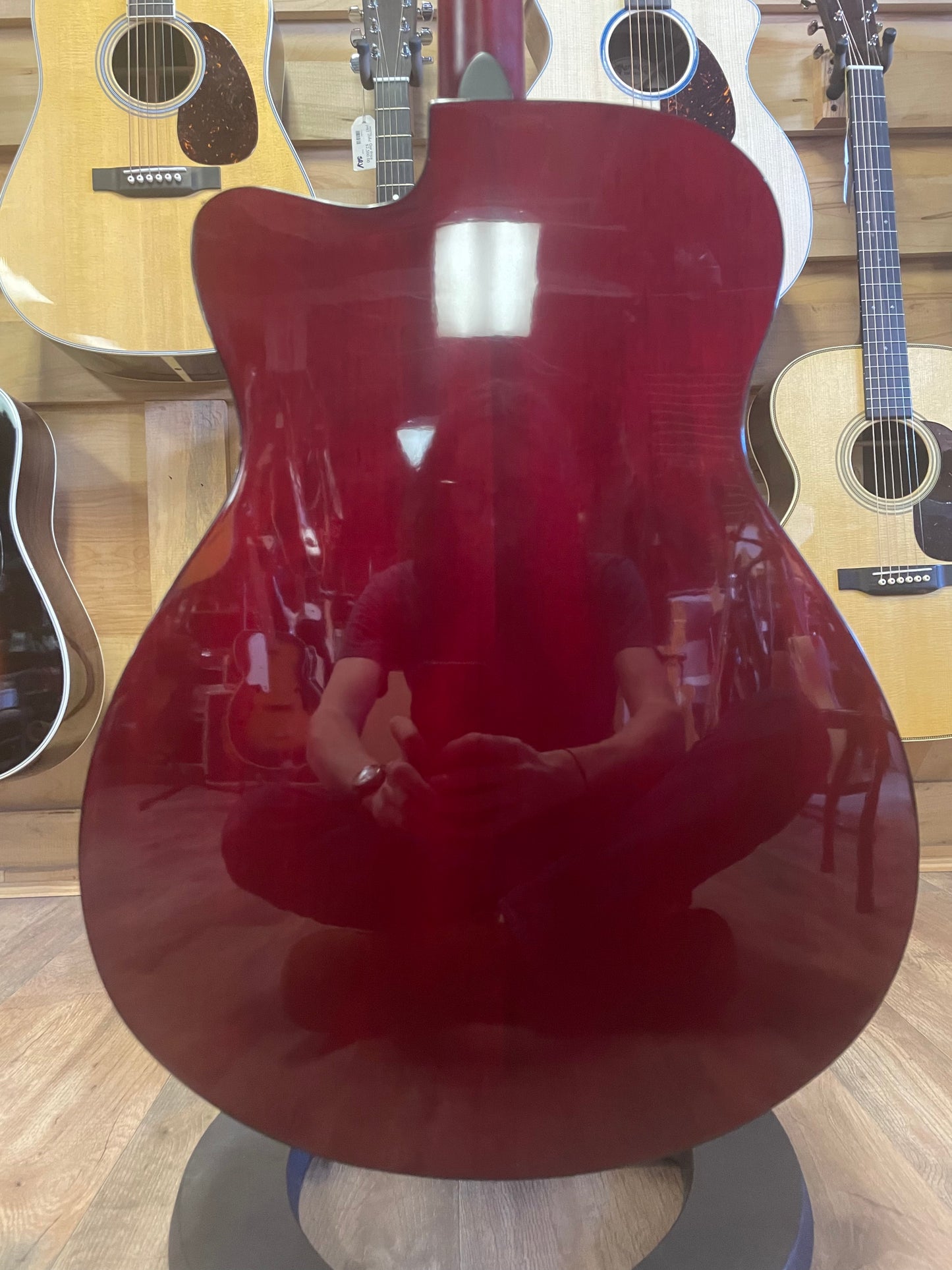 Yamaha FSX800C Small Body Acoustic Electric - Ruby Red (NEW)