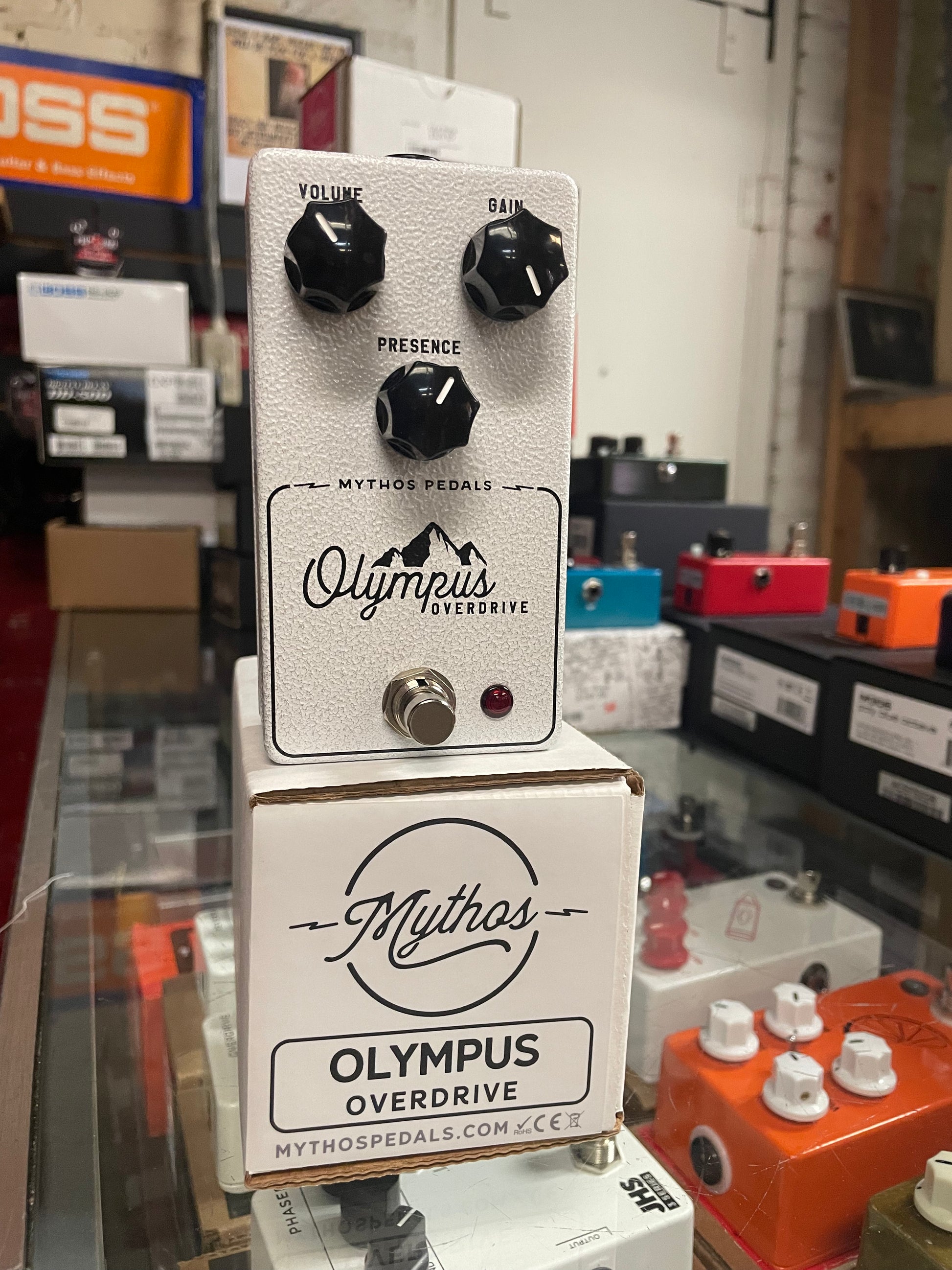 mythos pedal Mythos Pedals Olympus Overdrive (NEW) – Allen Music Shop