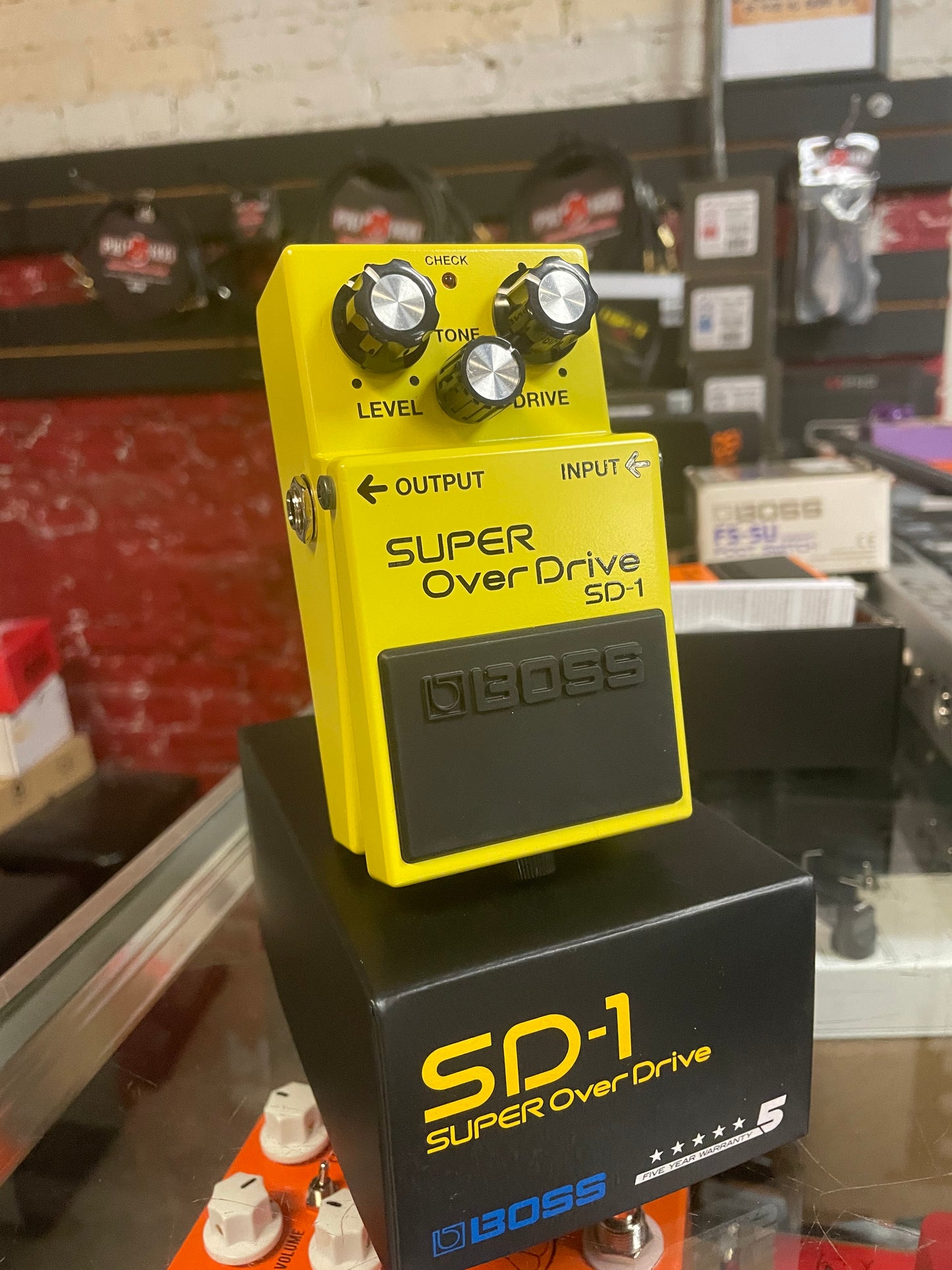 Boss SD-1 Super Overdrive Pedal (NEW)