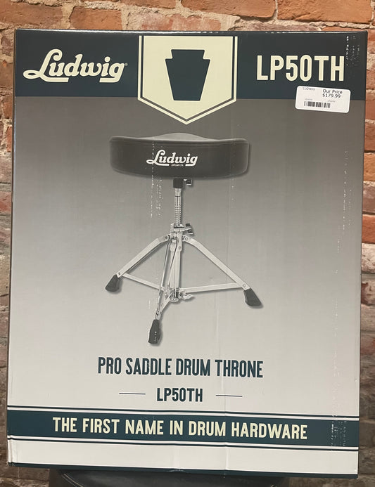 Ludwig LP50TH Pro Series Saddle Drum Throne (NEW)