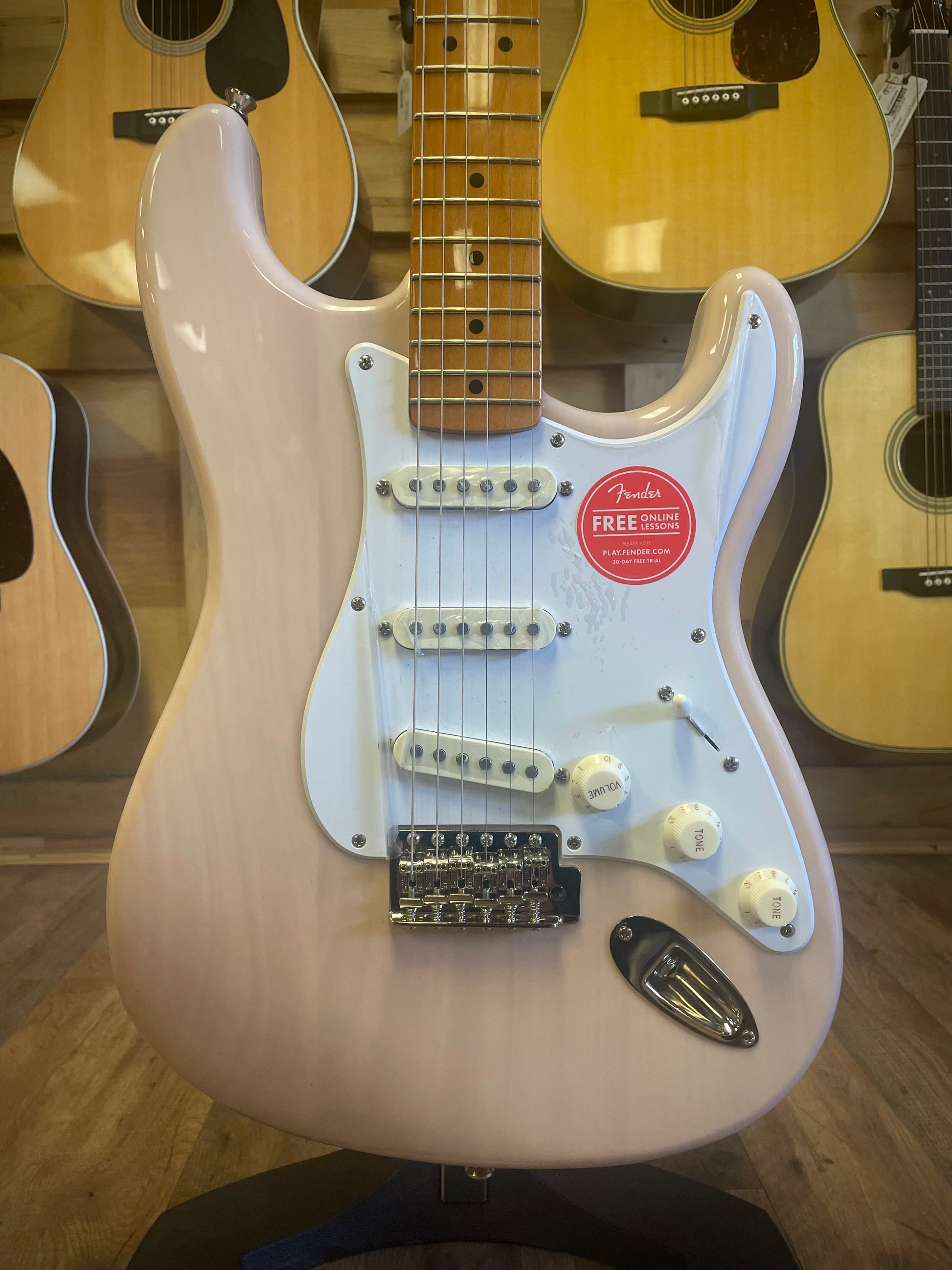 Squier Classic Vibe '50s Stratocaster - White Blonde – Allen Music Squier Classic Vibe '50s Stratocaster - White Blonde – Allen Music