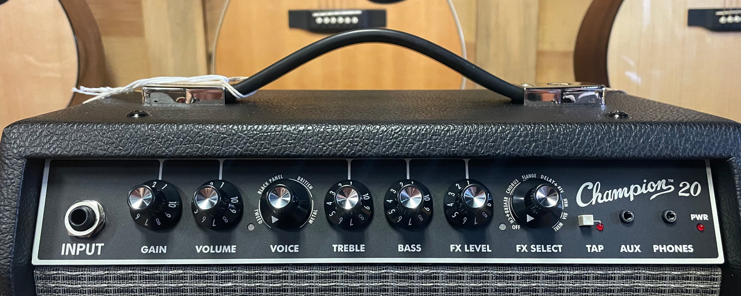 Fender champion 20 deals price