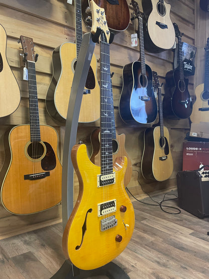 PRS SE Custom 22 Semi-hollow Electric Guitar - Santana Yellow PRS SE Custom 22 Semi-hollow Electric Guitar - Santana Yellow