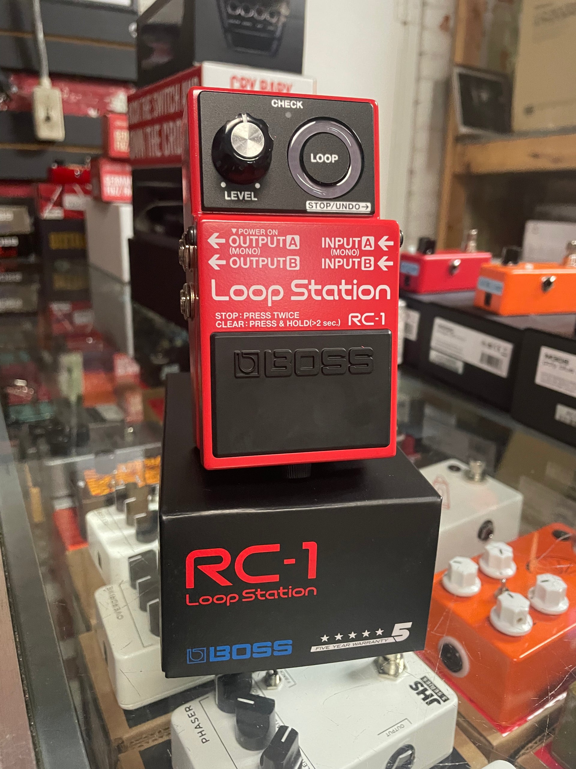 BOSS RC-1 Loop Station BOSS RC-1 Loop Station Effects Pedal | Music & Arts