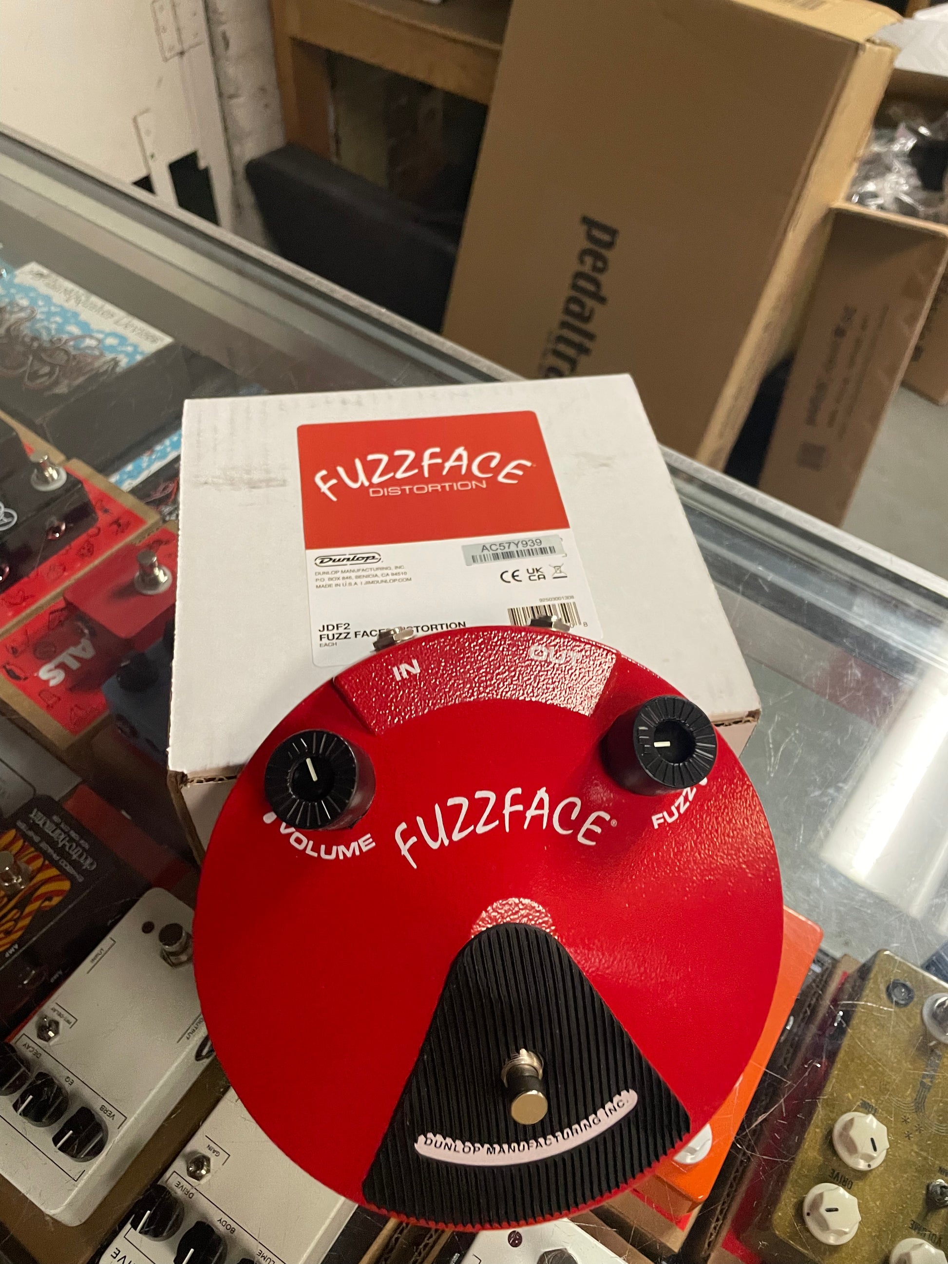 Dunlop JDF2 Classic Fuzz Face Pedal (NEW) – Allen Music Shop