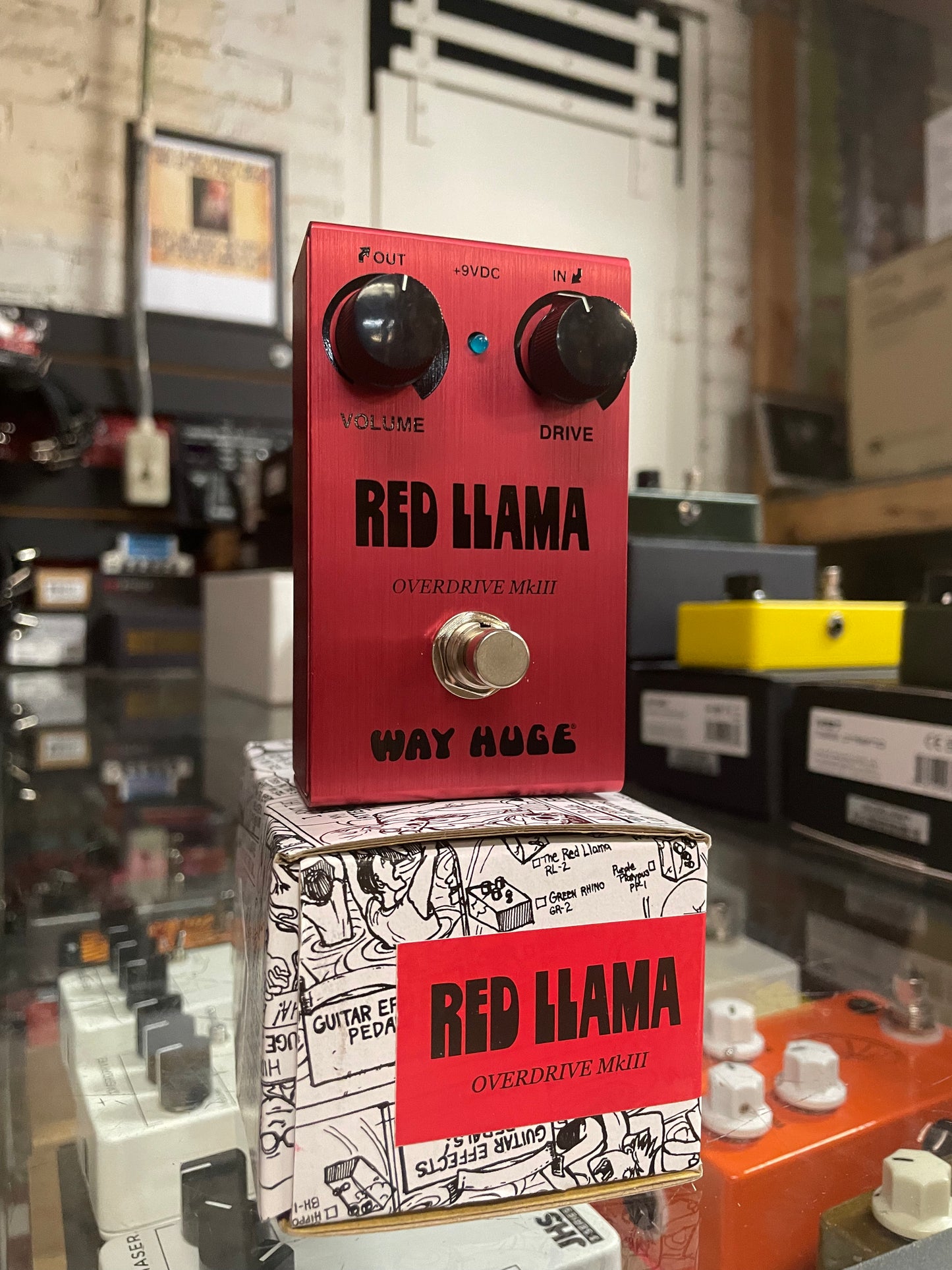 red llama pedal Way Huge Red Llama Overdrive MkIII Smalls Pedal (NEW) – Allen Music Shop