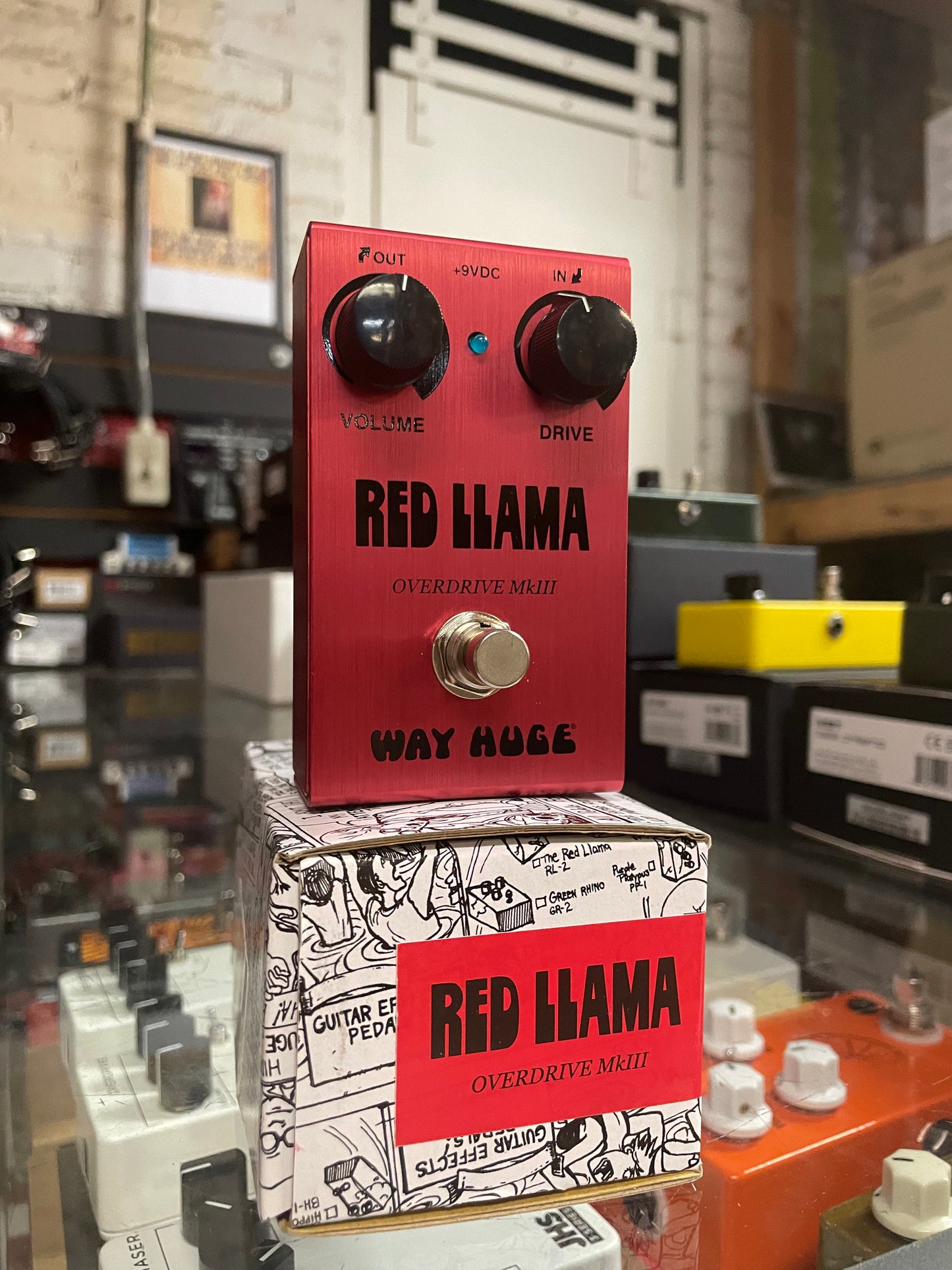 Way Huge Red Llama Overdrive MkIII Smalls Pedal (NEW)